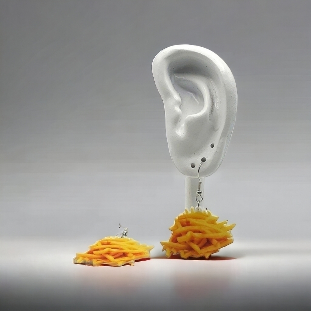 Realistic Fries Earrings